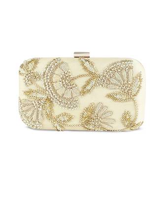 Golden sunshine box clutch 1