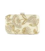 Golden sunshine box clutch