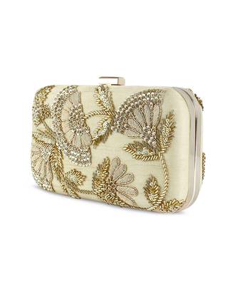 Golden sunshine box clutch 4