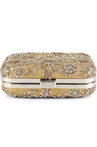 Golden garden bliss clutch