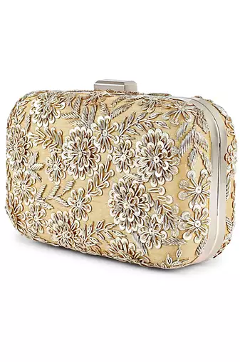 Golden garden bliss clutch
