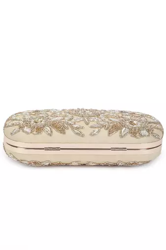 Gold thandai clutch