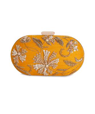 Yellow sunshine clutch 1