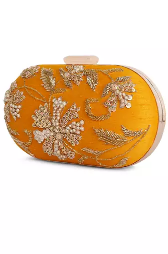 Yellow sunshine clutch