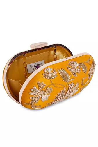 Yellow sunshine clutch