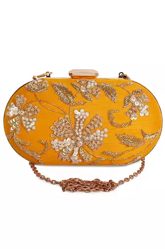 Yellow sunshine clutch