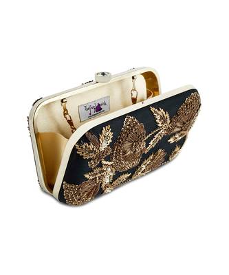 Black zardosi clutch 3