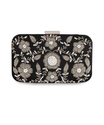 Black ornate clutch 1