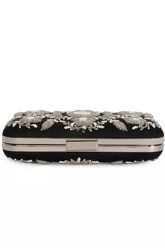 Black ornate clutch