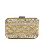 Gold lined clutch
