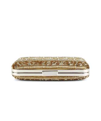 Gold lined clutch 3