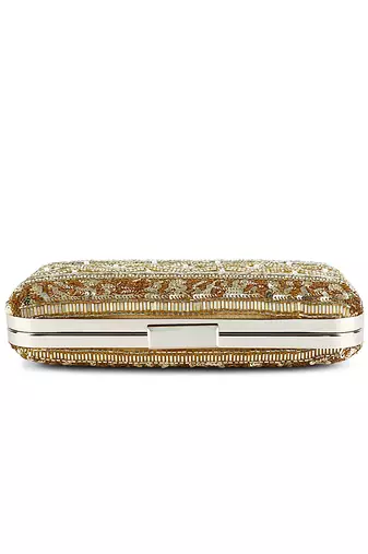 Gold lined clutch