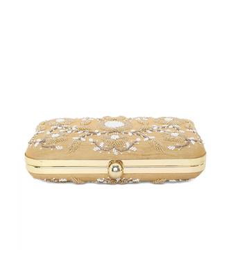 Golden elegant clutch 3