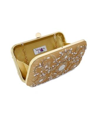 Golden elegant clutch 5