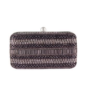 Black sequineed clutch 1