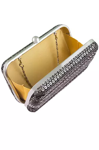 Black sequineed clutch
