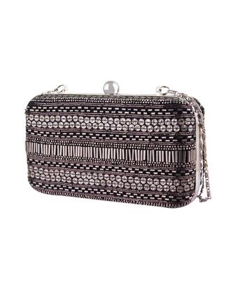Black sequineed clutch 4