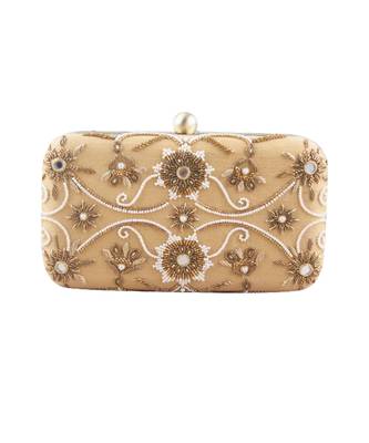 Gold turqiya clutch 1