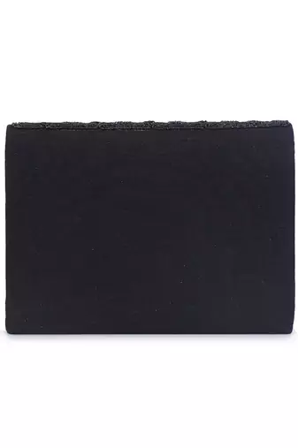 Black jaal clutch