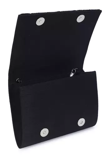 Black jaal clutch
