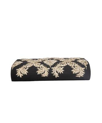 Black zardosi clutch 2