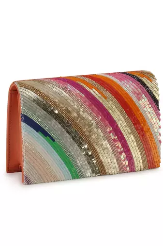 Over the rainbow clutch