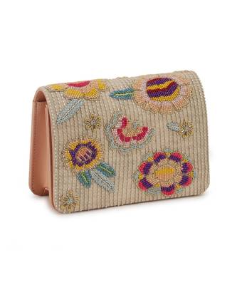 Multicolor beaded garden clutch 2