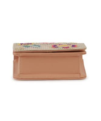 Multicolor beaded garden clutch 4
