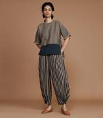 Brown with charcoal striped cb ekin co ord set