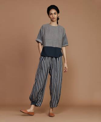 Grey with charcoal striped cb ekin co ord set 1