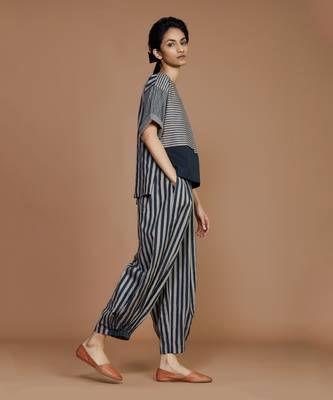 Grey with charcoal striped cb ekin co ord set 2