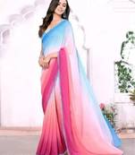 Mameraa Georgette Digital Printed Sarees