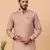 Tabard Mustard Cotton Full Sleeve Regular Fit Short Kurta