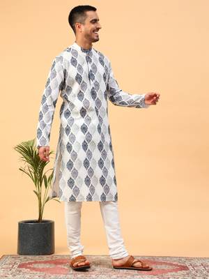 Tabard Cotton Full Sleeve Regular Fit Kurta 3