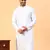 Tabard White Plain Full Sleeve Regular Fit Kurta