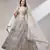 Beige Net Mirror &  Sequin embroidery Lehenga choli & Dupatta