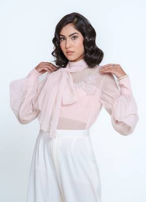 Snow Flake Organza Top 1
