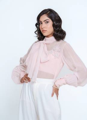 Snow Flake Organza Top 2