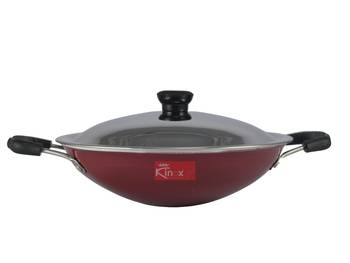 Kinox Non-Stick Aluminium Appachatty with Lid, 20 Cm (Appam Pan, Silver) 1