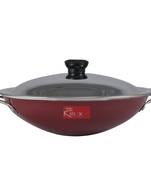 Kinox Non-Stick Aluminium Appachatty with Lid, 20 Cm (Appam Pan, Silver)