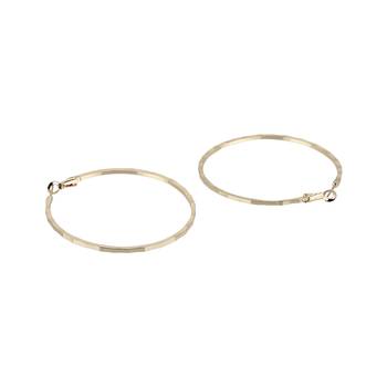 24ct women gold-plated handcrafted hoop earing 1