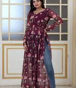 Be the centre of attraction with digital printed traditional kurti
