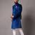 Handmade Royal Blue Sherwanis in Silky Smooth Velvet Fabric