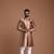 Maharaja Style Magenta- gold Handmade Kim-Khab Sherwani Achkan