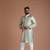 Vibrant Green Handmade KimKhab Brocade Silk Sherwani Achkan for Men