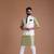 Bespoke Cotton Jacquard White Color Nehru Modi Jacket With Silk Kurta Pajama Set Available in Father Son Combo