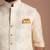 Exclusive Lucknow Heavy Chikankaari Off-White Nehru Jacket with Silk Kurta Pajama