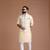 Exclusive Lucknow Heavy Chikankaari Off-White Nehru Jacket with Silk Kurta Pajama