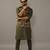 Olive Green Camouflage Hunting Style Jacket with Kurta Pajama Set