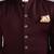 Elevate Your Style with the Luxurious Wine Jodhpuri Bandhgala Designer Suit Paired with Black Pants